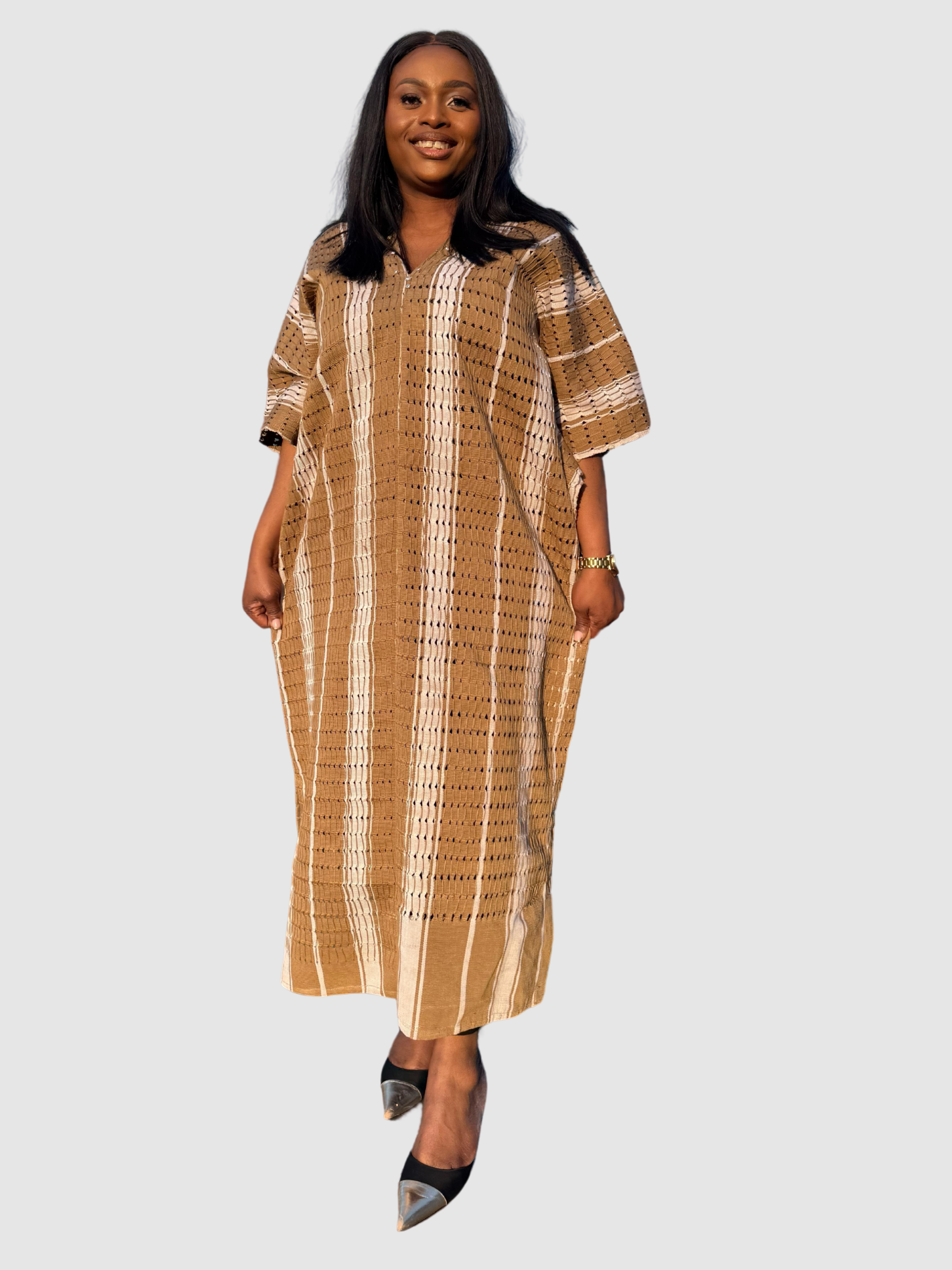 Sahara Essence Striped Kaftan
